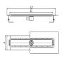 ACO ShowerDrain E+ 90107712 odpływ liniowy 90 cm stal zdj.2