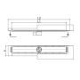 ACO ShowerDrain E+ 90107717 odpływ liniowy 90 cm stal zdj.2