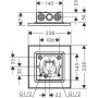 Axor ShowerSolutions 35313330 deszczownica 25x25 cm kwadratowa zdj.2