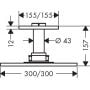 Axor ShowerSolutions 35320990 deszczownica z ramieniem zdj.2