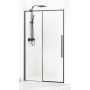 Bravat SL SL191140 drzwi prysznicowe 140 cm rozsuwane do wnęki zdj.1