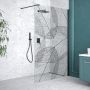 Besco Leafy LF100200C ścianka prysznicowa walk-in 100 cm zdj.4