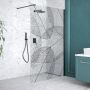 Besco Leafy LF120200C ścianka prysznicowa walk-in 120 cm zdj.4