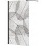 Besco Leafy LF110200C ścianka prysznicowa walk-in 110 cm zdj.1