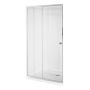 Besco Duo Slide DDS130 drzwi prysznicowe 130 cm rozsuwane do wnęki zdj.1