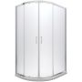 Besco Modern 190 MA129190C kabina prysznicowa 120x90 cm półokrągła chrom połysk/szkło przezroczyste zdj.1