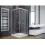 Besco Modern 190 MK90190C kabina prysznicowa 90x90 cm kwadratowa chrom połysk/szkło przezroczyste zdj.4