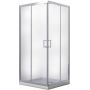 Besco Modern 190 MK90190C kabina prysznicowa 90x90 cm kwadratowa chrom połysk/szkło przezroczyste zdj.1