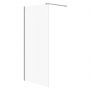 Cersanit Mille S161006 ścianka prysznicowa walk-in 90 cm chrom połysk/szkło przezroczyste zdj.1