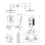 Deante Box BXYZNECT zestaw prysznicowy podtynkowy termostatyczny z deszczownicą czarny zdj.2