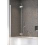 Radaway Nes Brushed Nickiel PND I 100101009101L parawan nawannowy 100 cm 2-częściowy szczotkowany/szkło przezroczyste zdj.3