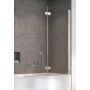 Radaway Nes Brushed Nickiel PND I 100101109101R parawan nawannowy 110 cm 2-częściowy szczotkowany/szkło przezroczyste zdj.3