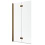 Radaway Nes Brushed Copper PND I 100101009301R parawan nawannowy 100 cm 2-częściowy miedź szczotkowany/szkło przezroczyste zdj.1