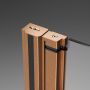 Radaway Nes Brushed Copper PND I 100101009301R parawan nawannowy 100 cm 2-częściowy miedź szczotkowany/szkło przezroczyste zdj.5