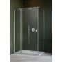 Radaway Nes Brushed Nickel KDJ II 100320909101L drzwi prysznicowe 90 cm uchylne szczotkowany/szkło przezroczyste zdj.1
