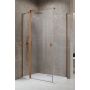 Radaway NES 6 Brushed Copper KDJ II 100321009301L drzwi prysznicowe 100 cm uchylne miedź szczotkowany/szkło przezroczyste zdj.1