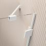 Radaway Essenza Pro DWJ 100991000401R drzwi prysznicowe 100 cm uchylne biały mat/szkło przezroczyste zdj.6