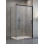Radaway Idea Black KDS 101151205401R drzwi prysznicowe 120 cm rozsuwane do ścianki bocznej zdj.1