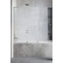 Radaway Furo SL Brushed Nickel PND II 103095889101L drzwi parawanu 58.8 cm 2-częściowy szczotkowany/szkło przezroczyste zdj.1