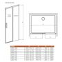Radaway Idea 8 DWJ 103307700101R drzwi prysznicowe 77 cm rozsuwane chrom połysk/szkło przezroczyste zdj.2