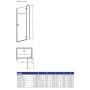 Radaway Essenza 8 DWJ 104602370101R ścianka prysznicowa 23.7 cm chrom połysk/szkło przezroczyste zdj.2