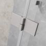 Radaway Essenza Brushed Nickel DWJ 13850149101R drzwi prysznicowe 100 cm uchylne szczotkowany/szkło przezroczyste zdj.3