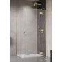 Radaway Essenza Brushed Gold KDJ 13850409901R drzwi prysznicowe 100 cm uchylne złoty szczotkowany/szkło przezroczyste zdj.1