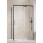 Radaway Idea Brushed GunMetal KDJ 3870429201R drzwi prysznicowe 120 cm rozsuwane szczotkowany/szkło przezroczyste zdj.1