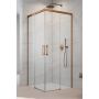 Radaway Idea 6 Brushed Copper KDD 3870619301L drzwi prysznicowe 80 cm rozsuwane miedź szczotkowany/szkło przezroczyste zdj.1