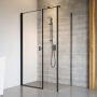 Radaway Nes Black KDS I 100231205401R drzwi prysznicowe 120 cm rozsuwane do ścianki bocznej zdj.4