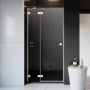 Radaway Essenza Pro DWJ 100991000401L drzwi prysznicowe 100 cm uchylne biały mat/szkło przezroczyste zdj.7