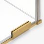 New Trendy Smart Gold Brushed EXK7596 kabina prysznicowa 90x80 cm prostokątna złoty szczotkowany/szkło przezroczyste zdj.5