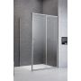 Radaway Premium Pro KDJ 10151200101R drzwi prysznicowe 120 cm rozsuwane chrom połysk/szkło przezroczyste zdj.1
