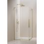 Radaway Furo SL Brushed Light Gold KDD 103050909801L kabina prysznicowa część lewa 90x90 cm kwadratowa złoty szczotkowany/szkło przezroczyste zdj.1