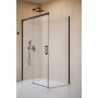 Radaway Idea 8 Black KDJ 103405205401R drzwi prysznicowe 57 cm rozsuwane czarny mat/szkło przezroczyste zdj.1