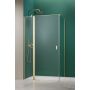 Radaway Nes Brushed Light Gold KDJ 100321009801L drzwi prysznicowe 100 cm uchylne złoty szczotkowany/szkło przezroczyste zdj.1