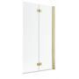 Radaway Nes Gold PND I 100101100901R parawan nawannowy 110 cm 2-częściowy złoty połysk/szkło przezroczyste zdj.1