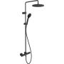 Duravit Shower Systems TH4282008046 zestaw prysznicowy ścienny czarny zdj.1