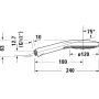 Duravit MinusFlow UV0652017070 słuchawka prysznicowa stal zdj.2