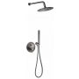 Ferro Ciriculus BCK7PGMSET1S zestaw prysznicowy podtynkowy z deszczownicą grafitowy zdj.1