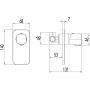 FDesign Meandro FD1MDR7PA11 bateria prysznicowa podtynkowa zdj.2