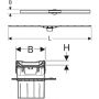 Geberit CleanLine 154442391 odpływ liniowy 110 cm zdj.2