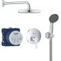 Grohe Vitalio Start Shower System 25220001 zestaw prysznicowy podtynkowy z deszczownicą starlight chrome zdj.1