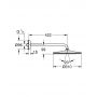 Grohe 26557000 deszczownica z ramieniem 31x31 cm okrągła chrom zdj.2