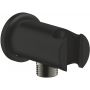 Grohe Rainshower Neutral 266582430 przyłącze kątowe z uchwytem czarny zdj.1