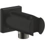 Grohe Rainshower Neutral 266592430 przyłącze kątowe z uchwytem czarny zdj.1