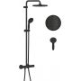 Grohe Vitalio Start Shower System 266772430 zestaw prysznicowy ścienny termostatyczny z deszczownicą czarny zdj.1