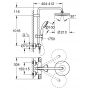 Grohe Bau 26699000 zestaw prysznicowy zdj.2