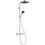 Hansgrohe Activera S 28083000 zestaw prysznicowy ścienny termostatyczny z deszczownicą chrom zdj.1