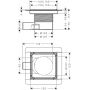 Hansgrohe RainDrain Brilliance 56251670 odpływ prysznicowy 15 cm czarny zdj.2